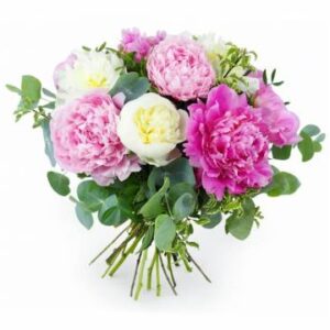 Bouquet de pivoines « Velours de Pivoines »