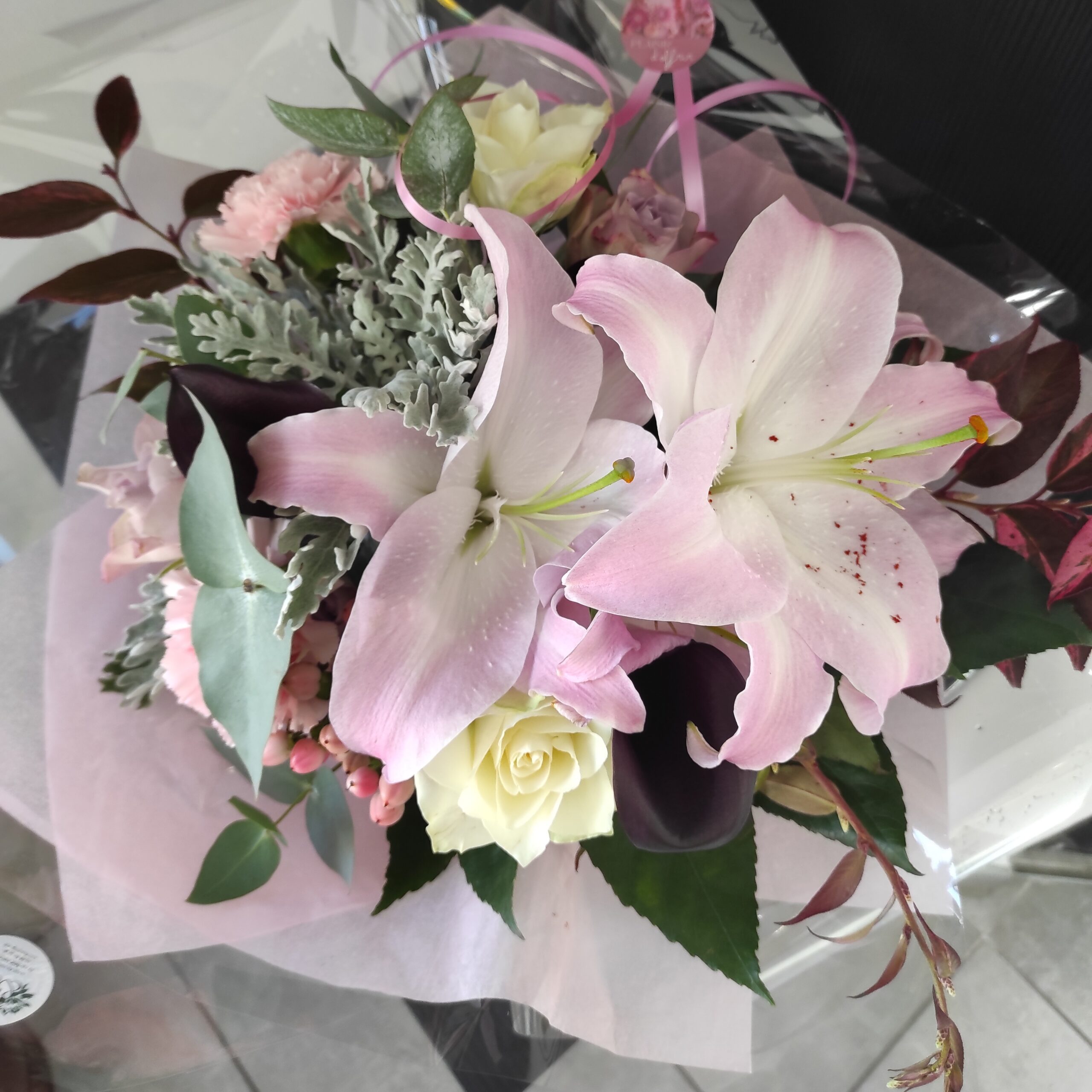 Bouquet de fleurs signé Fleur & Végétal fleuriste à Bischwiller