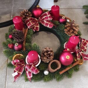 Couronne de l’Avent Artificielle – Casier n°4
