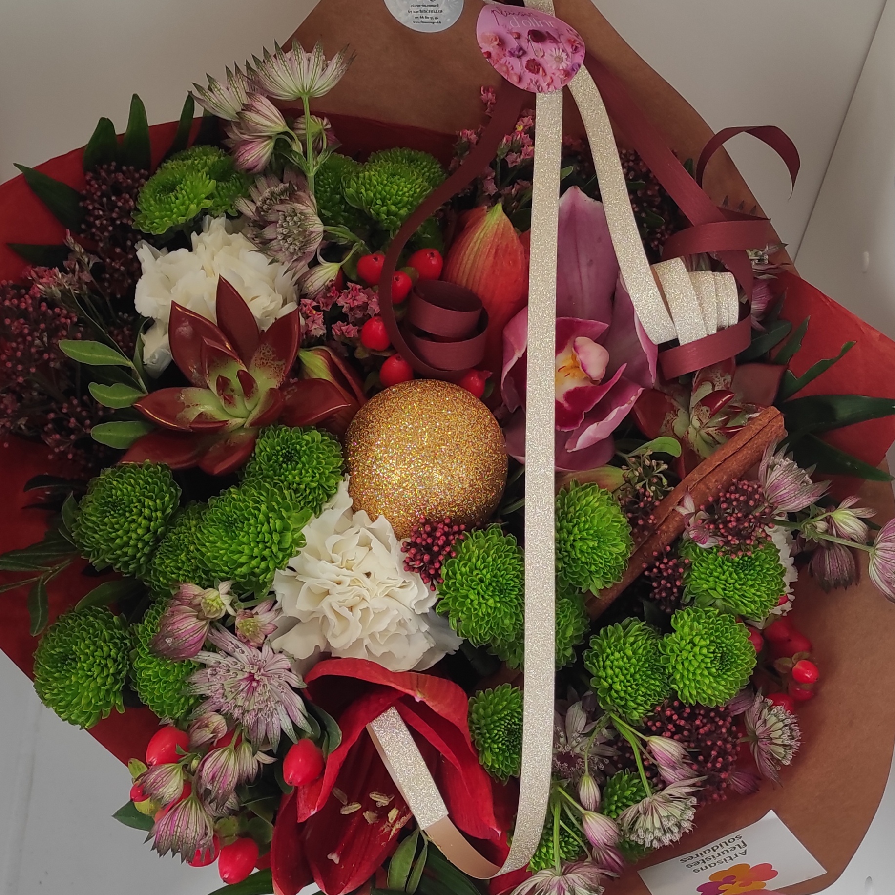 Bouquet de fleurs - casier n°4