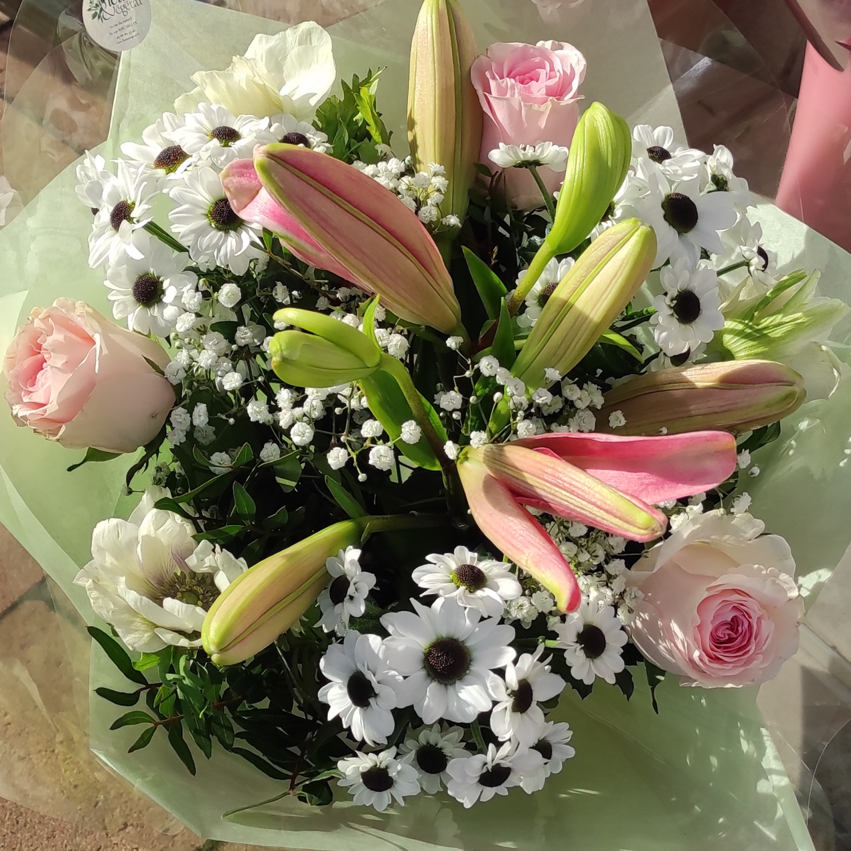 Bouquet de fleurs à Bischwiller – création artisanale Fleur et Végétal n °2