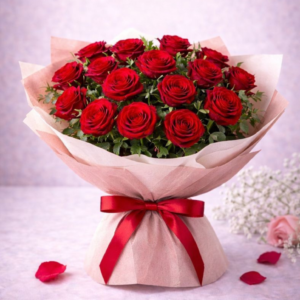 Bouquet Roses Rouges – Saint Valentin 2026