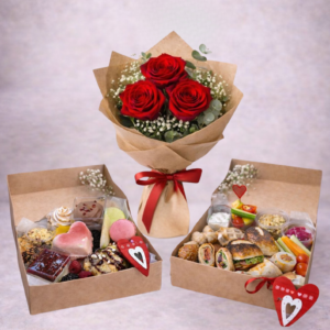 Coffret Saint-Valentin Gourmand & Floral