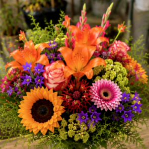 Bouquet Fleur et Végétal n°2 – Couché de soleil